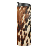 Western Brown Cowhide Thermosbecher (Nach rechts gedreht)