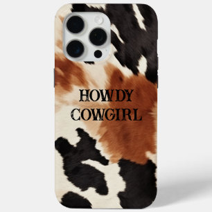 Western Brown Cream Animal Cowhid Case-Mate iPhone Hülle