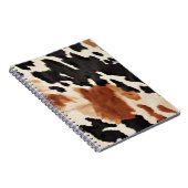 Western Brown Cream Animal Cowhid Notizblock (Rechte Seite)