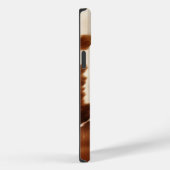 Western Brown Cream Cowhide Case-Mate iPhone Hülle (Rückseite / Rechts)