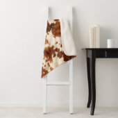 Western Brown Cream Cowhide Sherpadecke (Beispiel)