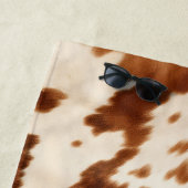 Western Brown Cream Cowhide Strandtuch (Beispiel)