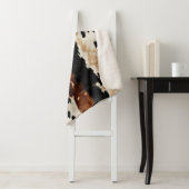 Western Brown Creme Cowhide Tier Sherpadecke (Beispiel)