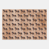 Western Brown Geschenkpapier Set (Vorderseite 2)