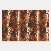 Western Brown Howdy Cowboy Brown Cpwhide Geschenkpapier Set (Vorderseite 2)