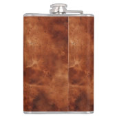 Western Brown Howdy Cowboy Brown Flachmann (Rückseite)