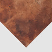 Western Brown Howdy Cowboy Brown Seidenpapier (Detail)