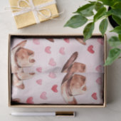 Western Brown Pink Cowgirl Hats Hearts Geburtstag Seidenpapier (Geschenk)