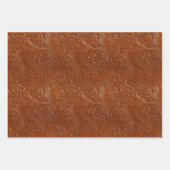 Western Brown Tan Bohemisch Art Geschenkpapier Set (Vorderseite)