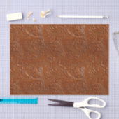 Western Brown Tan Bohemisch Art Seidenpapier (Handwerk)
