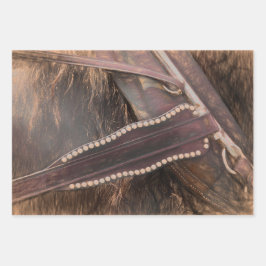 Western Brown Vintag Rustikale Decoupage Geschenkpapier Set