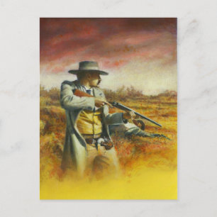 Western Buchcover-Illustration Postkarte