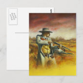 Western Buchdecker-Abbildung Postkarte (Vorne/Hinten)