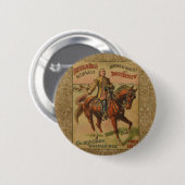 Western Buffalo Bill Wild West Button (Vorne & Hinten)