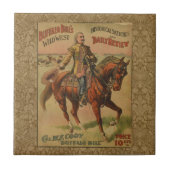Western Buffalo Bill Wild West Fliese (Vorderseite)