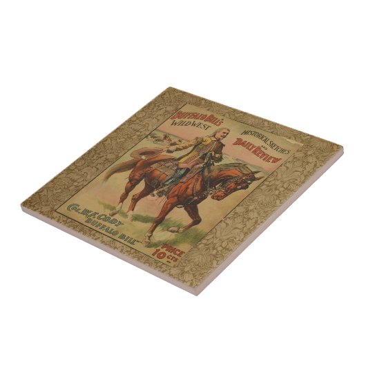 Western Buffalo Bill Wild West Fliese (Seite)