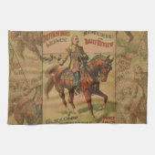 Western Buffalo Bill Wild West Geschirrtuch (Horizontal)