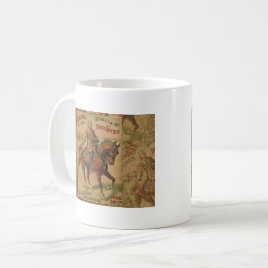 Western Buffalo Bill Wild West Kaffeetasse (Vorderseite Links)