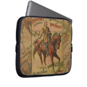 Western Buffalo Bill Wild West Laptopschutzhülle (Vorne Rechts)