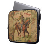 Western Buffalo Bill Wild West Laptopschutzhülle (Vorderseite Links)