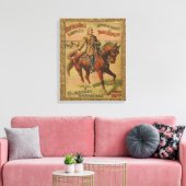 Western Buffalo Bill Wild West Leinwanddruck (Insitu (Wohnzimmer))