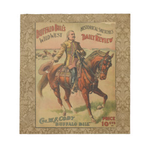 Western Buffalo Bill Wild West Notizblock