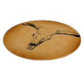 Western Bull Horns Schneidebrett (Ecke)