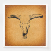 Western Bull Horns Serviette (Vorderseite)