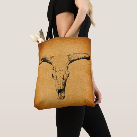Western Bull Horns Tasche (Von Nahem)