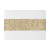 Western Burlap Wedding Bly Band (Rückseitenbeispiel)