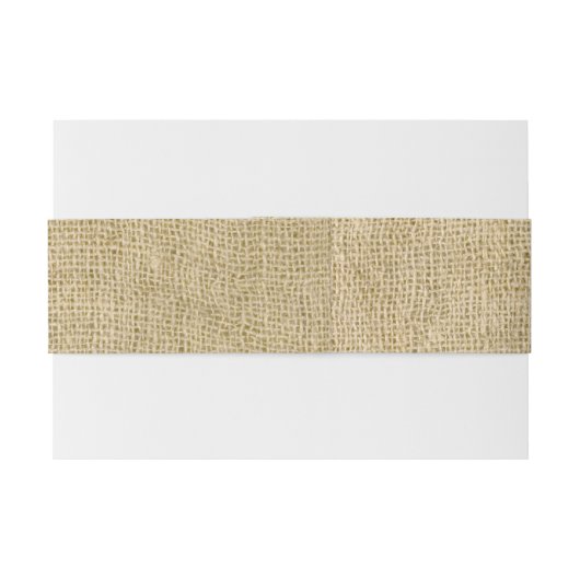Western Burlap Wedding Bly Band (Rückseitenbeispiel)