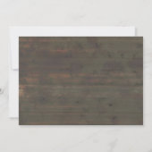 Western Cactus Bridal Shower Einladungen (Rückseite)