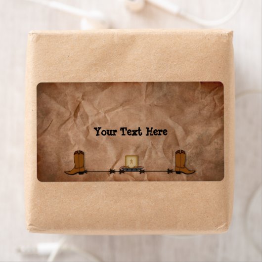 Western Candle Label (Insitu)