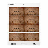 Western Candle Label (Vorne)