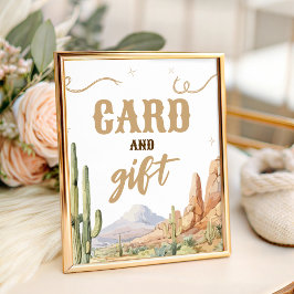 Western Cards and Gifts Sign Sockelschild