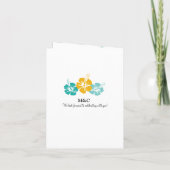 Western Caribbean Cruise Passport Hochzeit Einladung (Rückseite)