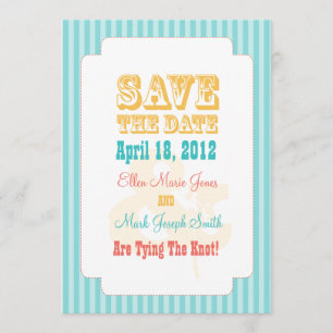 Western Carnival - Save the Date blau