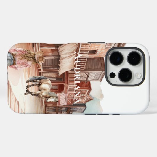 Western Case-Mate iPhone Hülle (Rückseite (Horizontal))