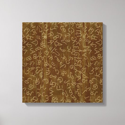 Western Cattle Brands Leinwanddruck (Vorderseite)