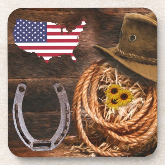 Western Charm Beauty Coaster Getränkeuntersetzer (Vorderseite)