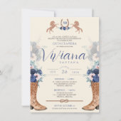 Western Charro Quinceanera I Einladung (Vorderseite)