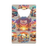 Western Chili Cookies Szenen 1 Geldbeutel Flaschenöffner (Rückseite)