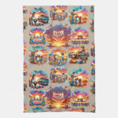 Western Chili Cookies Szenen 1 Geschirrtuch (Vertikal)