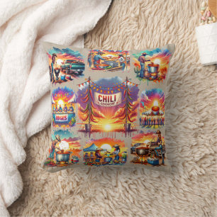 Western Chili Cookies Szenen 1 Kissen