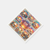 Western Chili Cookies Szenen 1 Serviette (Ecke)