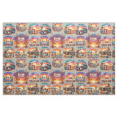 Western Chili Cookies Szenen 1 Stoff (Fat Quarter (45,7 x 55,9 cm))