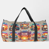 Western Chili Cookoff-Szenen 1 Benutzerdefiniert Duffle Bag (Vorderseite)