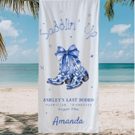 Western Chinoiserie Saddlin Up Junggeselinnen-Absc Strandtuch