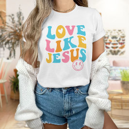 Western Christliches Shirt, Liebe wie Jesus T - Sh T-Shirt