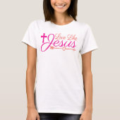 Western Christliches Shirt, Liebe wie Jesus T-Shirt (Vorderseite)